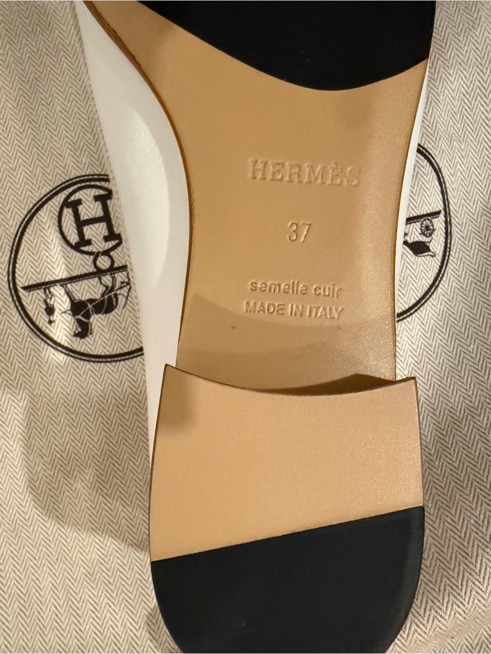 Hermes royal loafer sz.37 - Picture 6 of 7